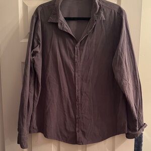 CP Shades Baby Corduroy Button Down Shirt - Rich Grey/Green